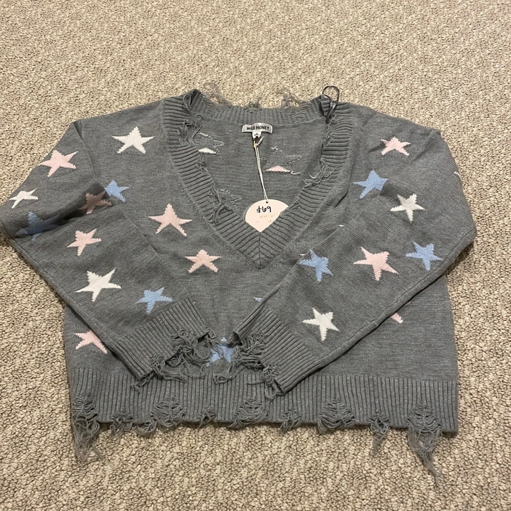 Wild Honey Star Sweater